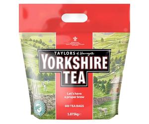 YORKSHIRE 1 CUP TEA BAGS 1108 PK600