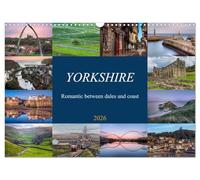Yorkshire - Romantic between dales and coast (Wall Calendar 2026 DIN A3 landscape), CALVENDO 12 Month Wall Calendar: Between sheep and high moors to ... and smugglers: Yorkshire in Northern England