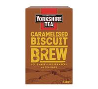 Yorkshire Tea Caramelised Biscuit Brew - Té negro con sabor a galletas - Suministro responsable - 40 bolsas de té