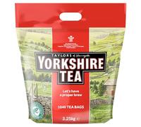 Yorkshire Tea - Mezcla de Té Negro Intenso y Refrescante - Infusión Tradicional, Mezclado Cuidadosamente para Sabor y Uniformidad - 1040 Bolsitas de Té
