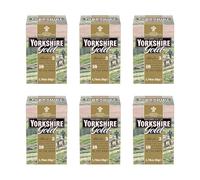 Yorkshire Tea Oro - Té Negro - Mezcla Selecta de Assam, Kenia y Ruanda, Sabor Rico y Suave - 6 x 20 Bolsitas de Té Etiquetadas