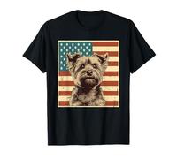 Yorkshire Terrier American Flag Yorkie Dog Lover 4 de julio Camiseta
