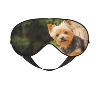 Yorkshire Terrier Bokeh Lindo Perros Pared Yorkie, Cubreojos completos Antifaz bloqueador de luz Antifaz para dormir Antifaz suave con los ojos vendados Noche
