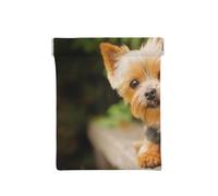 Yorkshire Terrier Bokeh Lindo Perros Pared Yorkie, Squeeze Top Wallet Bolsa de Almacenamiento para Mujer Monedero pequeño Bolsa de Cambio