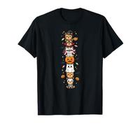 Yorkshire Terrier Bruja Vampiro Fantasma Halloween Hombres Mujeres Camiseta
