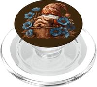 Yorkshire Terrier Gnome Dad For Flower Lover And Yorkie Mom PopSockets PopGrip para MagSafe