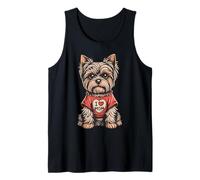 Yorkshire Terrier I Love Mom Puppy, Lindo Amante de los Perros Camiseta sin Mangas