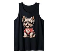 Yorkshire Terrier I Love Mom Puppy, Lindo Amante de los Perros Camiseta sin Mangas