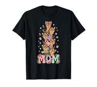Yorkshire Terrier Mom Mama Niños Niñas Mujeres Día de la Madre Camiseta