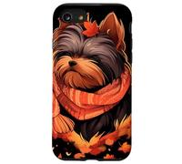Yorkshire Terrier Otoño Perro Hojas de Otoño Acción Carcasa para iPhone SE (2020) / 7/8