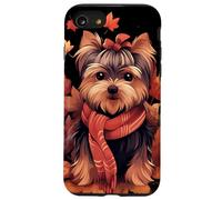 Yorkshire Terrier Otoño Perro Hojas de Otoño Acción Carcasa para iPhone SE (2020) / 7/8