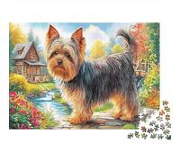 Yorkshire Terrier par Stream Puzzle 1000 Pièces : Pet Jeux Éducatifs Défiant, Pour Adultes, Cadeau Et Décoration Parfaite 52x38cm/1000pcs