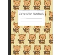 Yorkshire Terrier Pattern Composition Notebook: A Cute Dog Themed Journal for School Notes, Creative Writing, and Daily To-Do Lists for Students and Adults