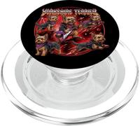 Yorkshire Terrier Perro Guardián Perro 80s Rock Music Rockstar PopSockets PopGrip para MagSafe