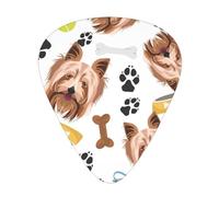 Yorkshire Terrier, perro sonriente,12 púas de guitarra, 3 grosores diferentes para guitarra acústica, bajo y ukelele