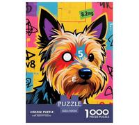 Yorkshire Terrier Puzzle 1000 Piezas Perro Mascota - Expertos Y Principiantes, Impresión Detallada, Póster, 70x50cm/1000pcs