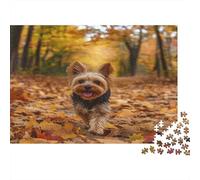 Yorkshire Terrier Puzzle 1000 Piezas, Puzzles para Adultos, Puzzle 1000 Piezas Adultos,Desafiante Juego De Rompecabezas Se Puede Utilizar para La Decoración del Hogar. 1000pcs (75x50cm)