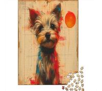 Yorkshire Terrier Puzzle 1000 Piezas, Puzzles para Adultos, Puzzle 1000 Piezas Adultos,Desafiante Juego De Rompecabezas Se Puede Utilizar para La Decoración del Cerdoar. 1000pcs (75x50cm)