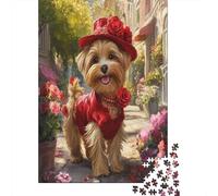 Yorkshire Terrier Puzzle De 1000, Regalos, Juguete EduGatoivo, Decoración del Hogar, Rompecabezas para Adultos, A Partir De 14 Años 1000pcs (75x50cm)
