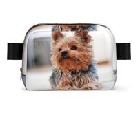 Yorkshire Terrier - Riñonera de viaje para perros y cachorros, riñonera de viaje con cintura cuadrada, casual, riñonera para hombres y mujeres