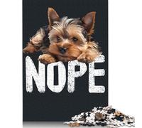 Yorkshire Terrier - Rompecabezas de Papel Rectangular para niños y niñas (1000 Piezas, 75 x 50 cm)