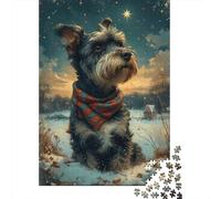 Yorkshire Terrier Rompecabezas Imposible,desafío for Adults El Cielo está Lleno de Nieve Blanca. 1000 Piezas Obra De Arte De Juego De para Adultos, Regalos A Partir De 14 Años 1000pcs (75x50cm)