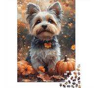 Yorkshire Terrier Rompecabezas Imposible,desafío for Adults Juego EduGatoivo 1000 Piezas Obra De Arte De Juego De para Adultos Y Niños Mayores De 12 Años 1000pcs (75x50cm)