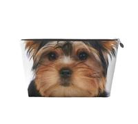 Yorkshire Terrier se Encuentra en Blanco, Bolsa de artículos de tocador Bolsa de Maquillaje Bolsa de cosméticos Bolsa de artículos de tocador de Viaje portátil