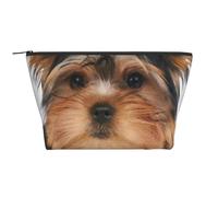 Yorkshire Terrier se Encuentra en Blanco, Bolsa de artículos de tocador Bolsa de Maquillaje Bolsa de cosméticos Bolsa de artículos de tocador de Viaje portátil