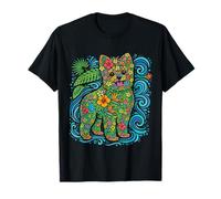 Yorkshire Terrier Tropical Summer Vibes Floral Yorkie Dog Camiseta