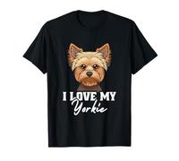 Yorkshire Terrier Yorkie, Amante de los Perros, adoro a mi Yorkie Camiseta