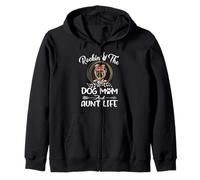 Yorkshire Terrier Yorkie Rocking The Dog Mom and Aunt Life Sudadera con Capucha