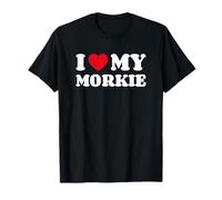 Yorkteses Morkies Yorktese I Love My Morkie Amor Perro Camiseta