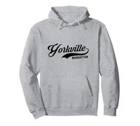 Yorkville Manhattan NYC para Hombres y Mujeres. Sudadera con Capucha