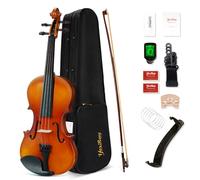 YorRay Juego completo de violín 4/4 para principiantes