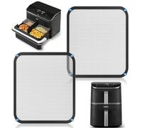 Yorrimmu 2 Piezas Protector de Pantalla para Freidora de Aire para Cosori Airfryer 8,5 L/Dual Blaze TwinFry 10 L, Protector contra Salpicaduras para Freidora de Aire Fácil de Limpiar(17.5 * 22cm)