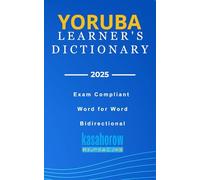 Yoruba Learner's Dictionary: Yoruba-English, English-Yoruba: 2 (Connection: English Yoruba)