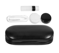 YOSADIER 1Juego Estuche de Lentes de Contacto Multifuncional con Compartimentos Dobles Caja de Transporte para Lentes Cosméticas y Gafas para Uso Diario