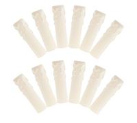 YOSADIER 20 Fundas para Velas de Plástico Diseño de Lágrimas, Cubiertas Prácticas y Decorativas para Candelabros Retro y Estilo Europeo Blanco
