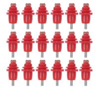 YOSADIER 20 Piezas Bebedero Automático para Gallinas con Tetinas de Resorte Ahorro de Agua Instalación Flexible Compatible con Pollos Grandes y Pequeños para Granjas Avícolas