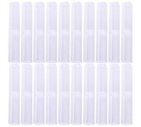 YOSADIER 20 Unidades Estuche para Lápices Transparente de Plástico 15,5x2,5x2,5 Cm Portalápices Resistente para Almacenamiento y Organización de Bolígrafos en Oficina y Manualidades