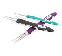 YOSADIER 3 piezas Herramienta de Ganchillo para Dreadlocks con Mango Ergonómico Agujas de Ganchillo para Trenzas y Peinados Kit Multifuncional para Cabello