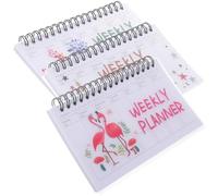 YOSADIER 3 piezas planificador semanal compacto para estudiantes agenda académica portátil cuaderno de escritura accesorio para notas diario