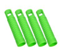 YOSADIER 4 Piezas de Funda de Mango de Fregona Antideslizante de Plástico para Recambio, Fácil de Desmontar, Color Verde, Adecuado para Hogares y Oficinas