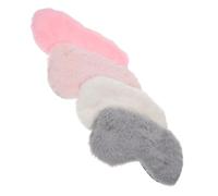 YOSADIER 4 Piezas Máscara de Ojos de Sintética Reversible y Transpirable para Descanso Bloqueo Total de Luz