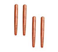 YOSADIER 4piezas Bastones Masaje Madera Marrón Acupuntura Pluma Acupresion Manual Masajeador Puntos Gatillo Meridianos Portátil