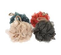 YOSADIER 4piezas Esponjas De Baño De Luffa Para Cuerpo De Esponjas Exfoliantes Para Ducha Limpieza Profunda y Rica Accesorios De Baño Para Familia Color Aleatorio