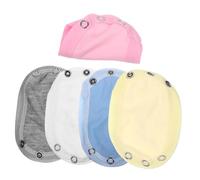 YOSADIER 5piezas Extensores De Cuerpo De Algodón Para Bebés Extensor De Pañal Práctico y Cómodo Para Jumpsuits y Monos Infantiles Suave y Transpirable Fácil De Limpiar