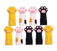 YOSADIER 9piezas Protector De Puntas De Tijeras De Nail Art Fundas De Silicona Accesorio Para Manicura y Cuidado De Uñas Práctico Para Salón y Hogar