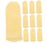 YOSADIER Anticortes Para Dedos 10 Piezas, Mangas Protectoras Resistentes a Cortes, Material Duradero y Elástico, Uso Cocina, Jardinería y Corte De Alimentos, Cubiertas Para Pulgares Seguras